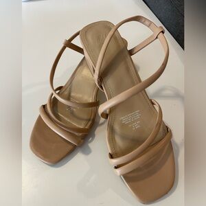 H&M Beige Strappy Heels